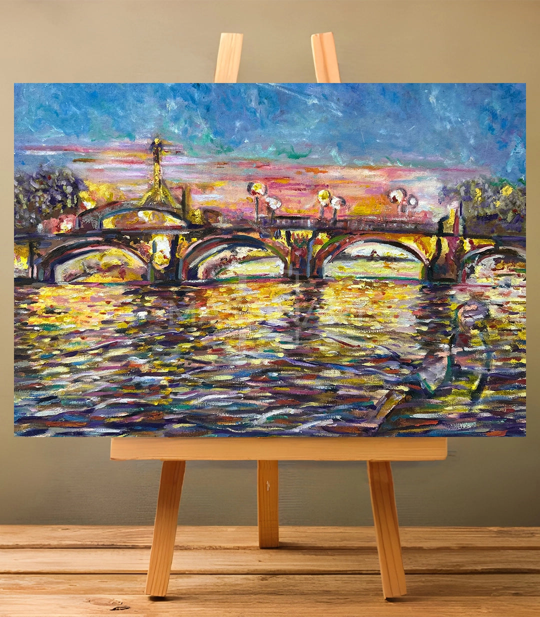 La scene - signé par l'artiste Imane Laamiri